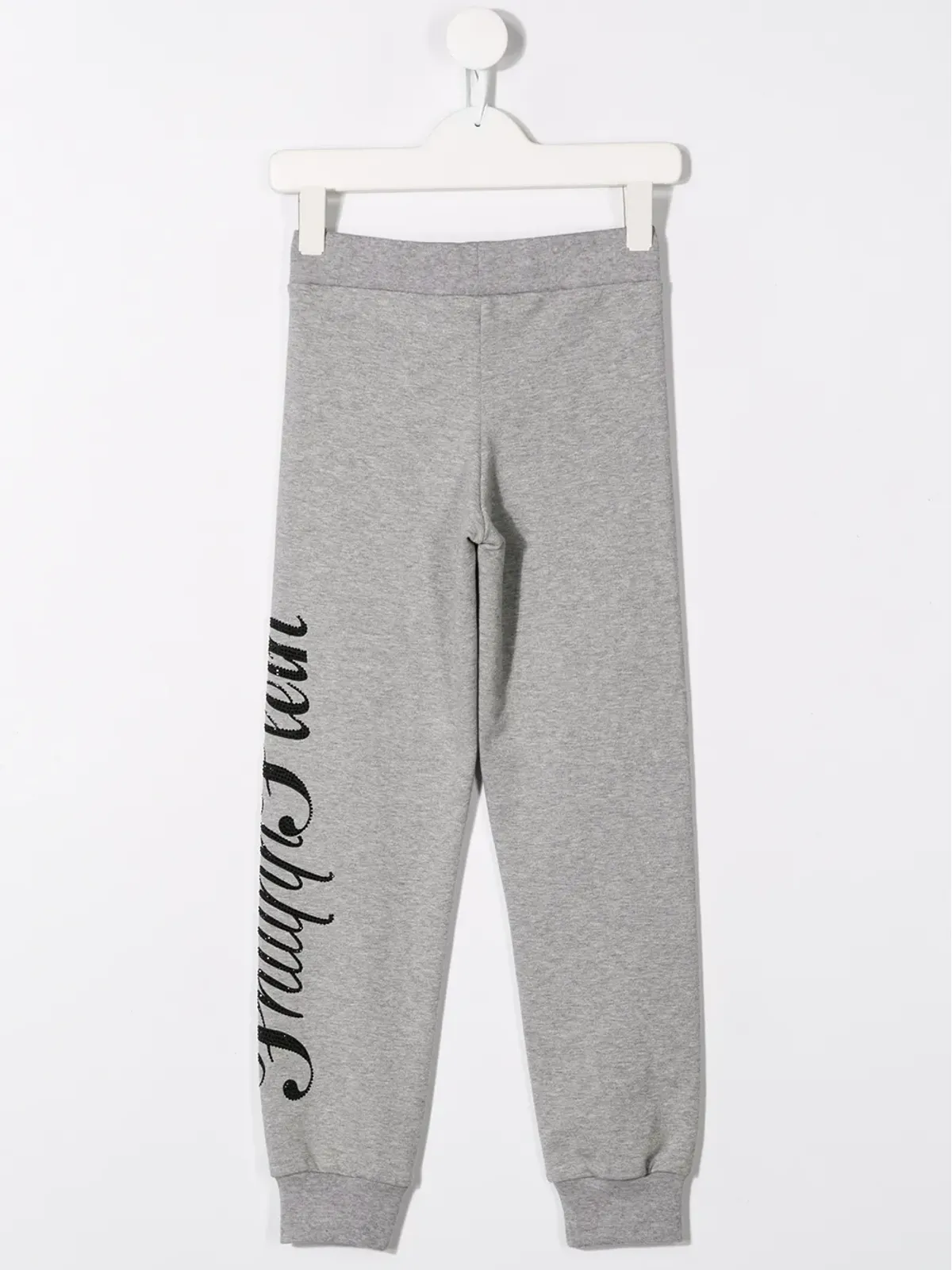 Philipp Plein Junior クリスタルキャット トラックパンツ グレー - 画像2