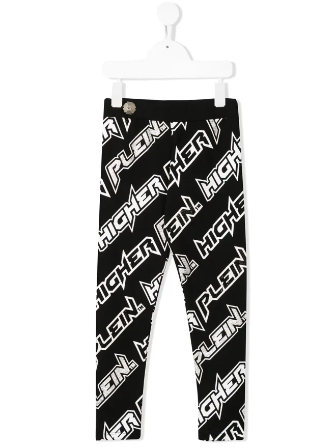 Philipp Plein Junior Philipp Plein Junior Space Plein ジョギングレギンスの商品画像