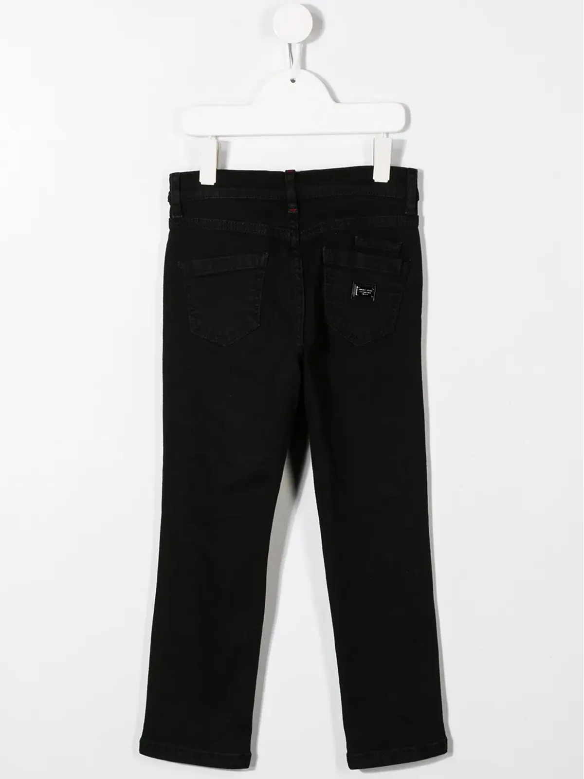Philipp Plein Junior スーパーストレートカット・スター付きジーンズ - 画像2