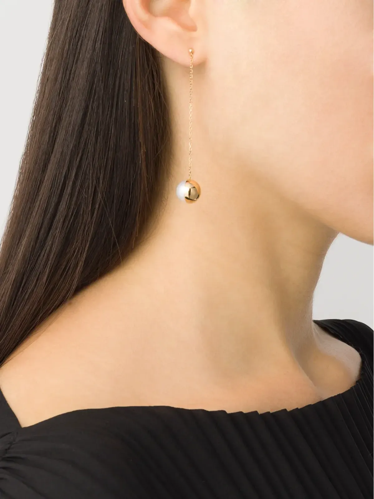 TASAKI 18K イエローゴールド アルレキン イヤリング - 画像2