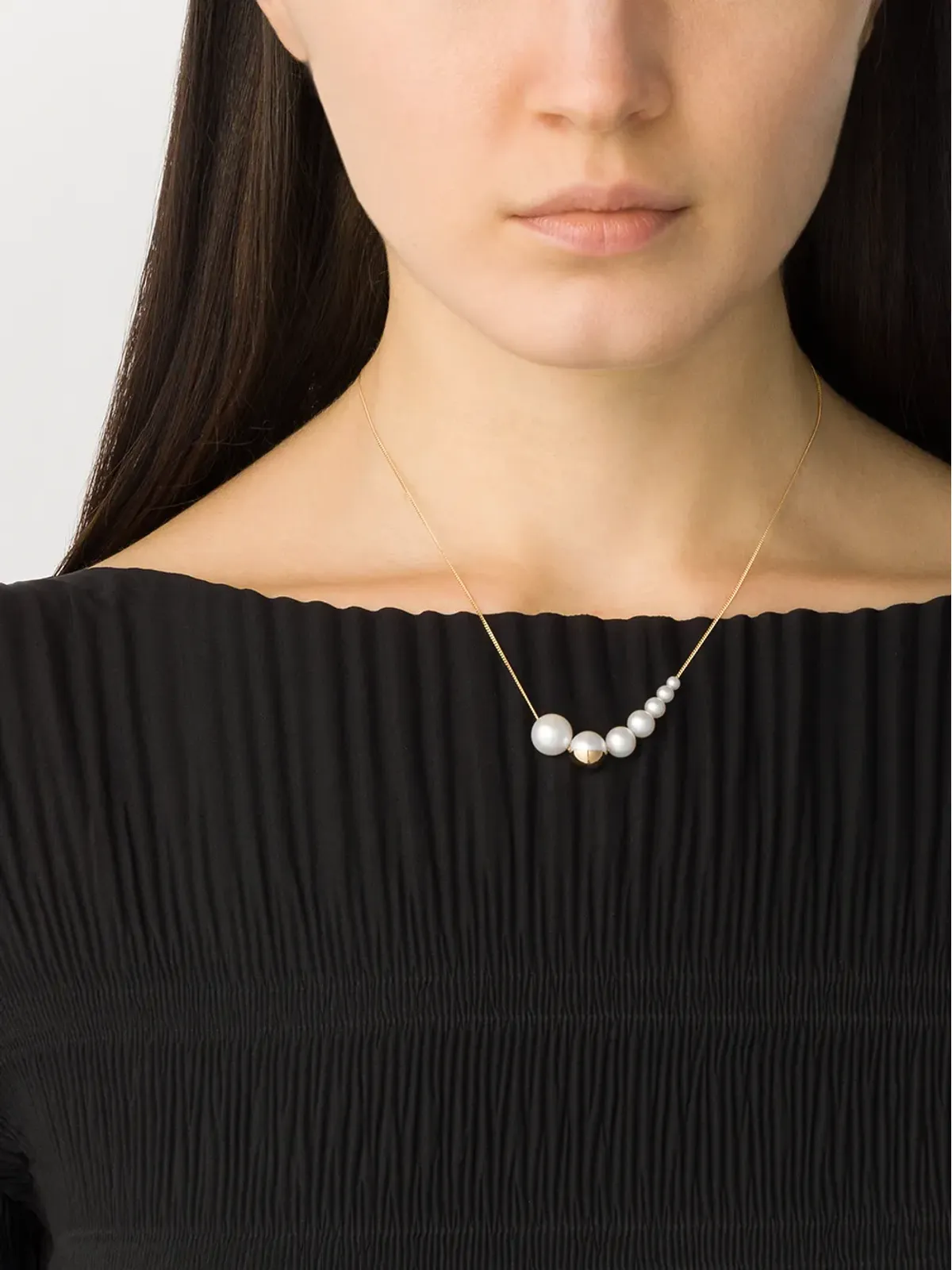 TASAKI 18K イエローゴールド シェル ペンダント - 画像2