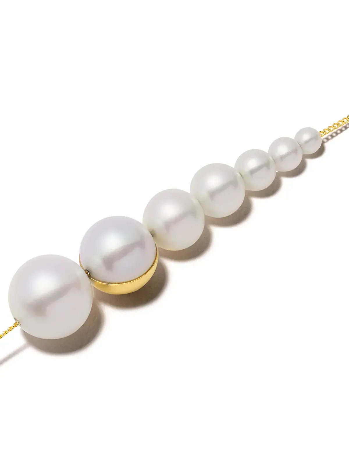 TASAKI 18K イエローゴールド シェル ペンダント - 画像3