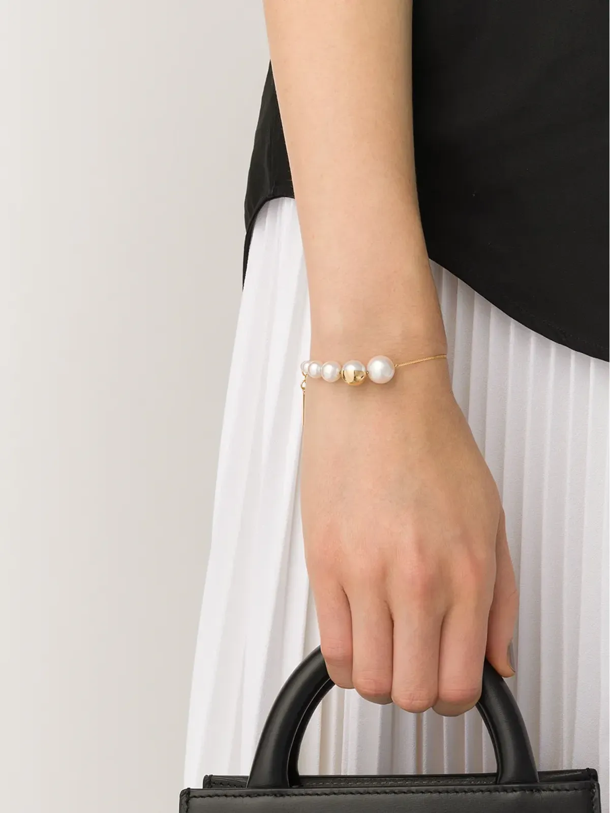 TASAKI 18金 イエローゴールド M/G シェル ブレスレット - 画像2
