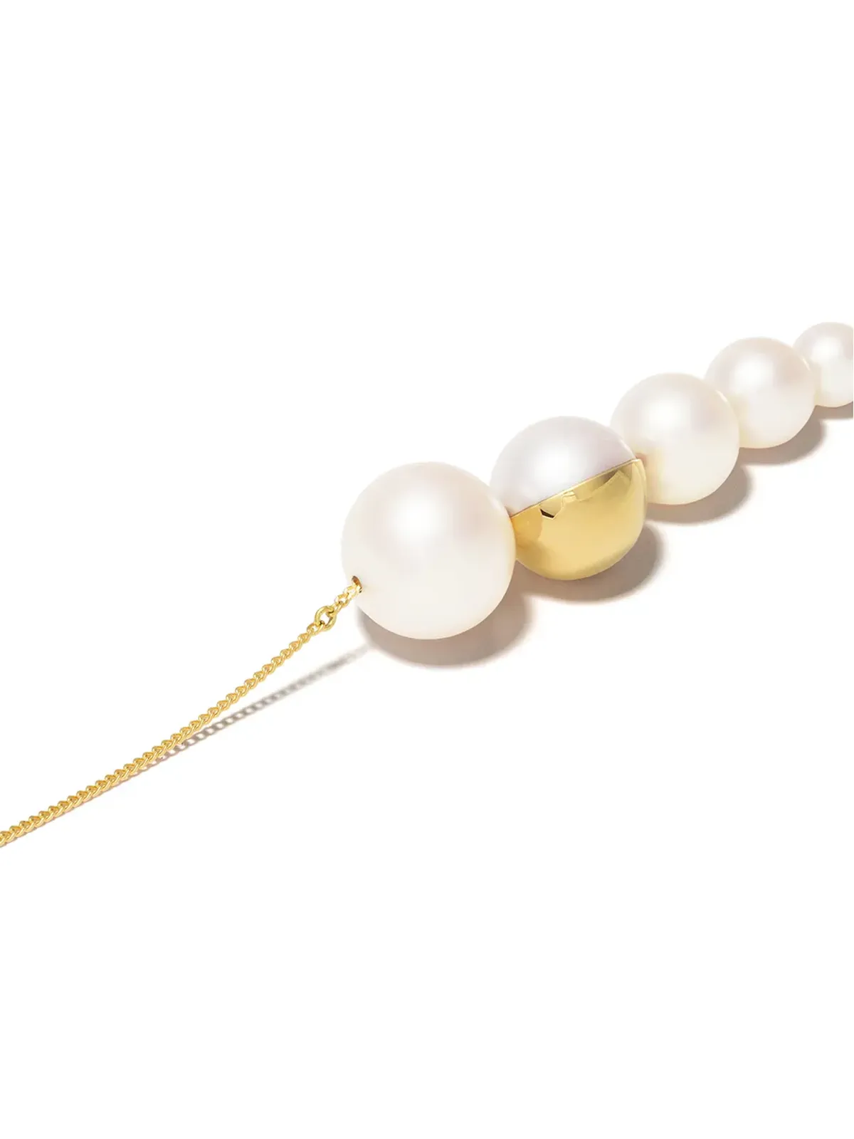 TASAKI 18金 イエローゴールド M/G シェル ブレスレット - 画像3