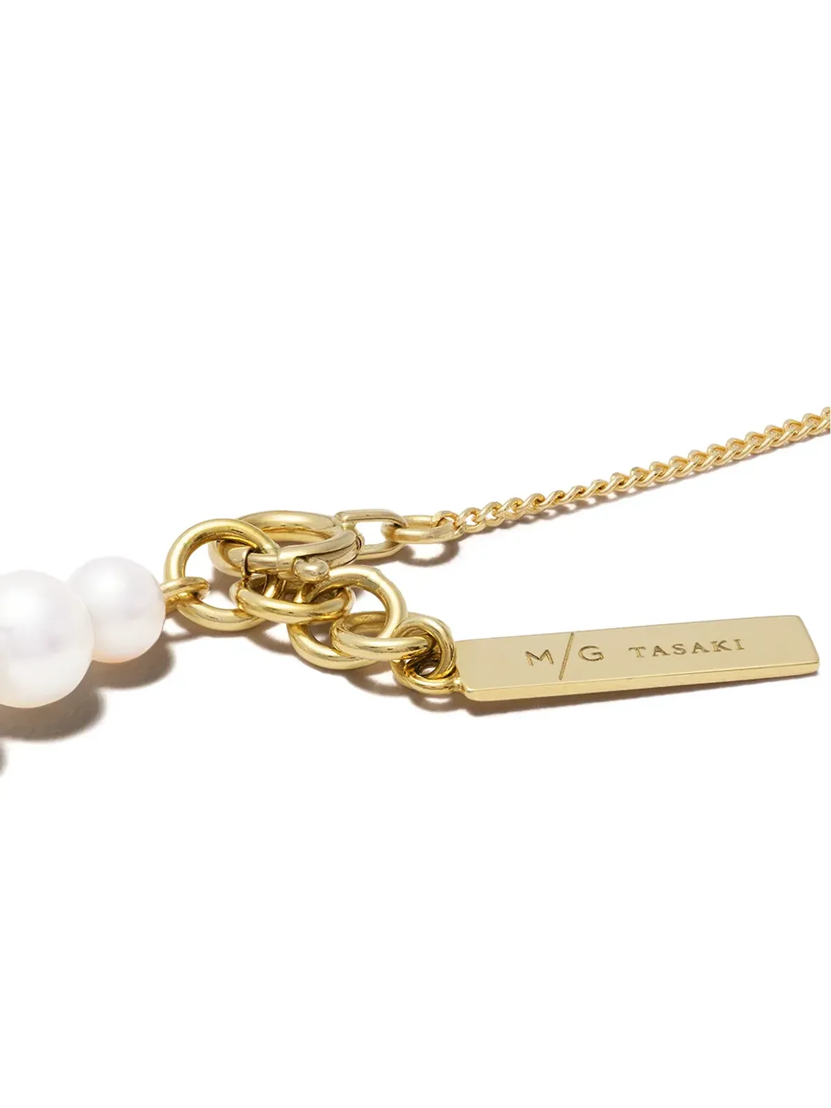 TASAKI 18金 イエローゴールド M/G シェル ブレスレット - 画像4