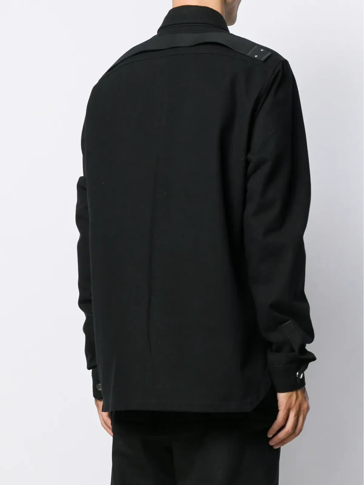 Rick Owens ロゴパッチシャツ - 画像4