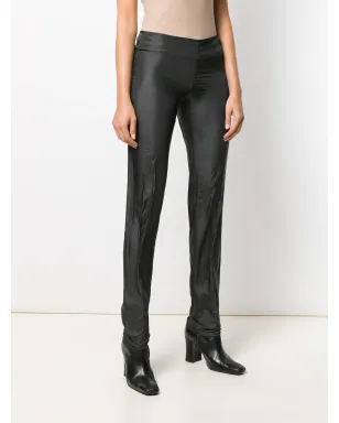 Jean Paul Gaultier Pre-Owned ギャザー入りスリムパンツ - Black - サムネイル3