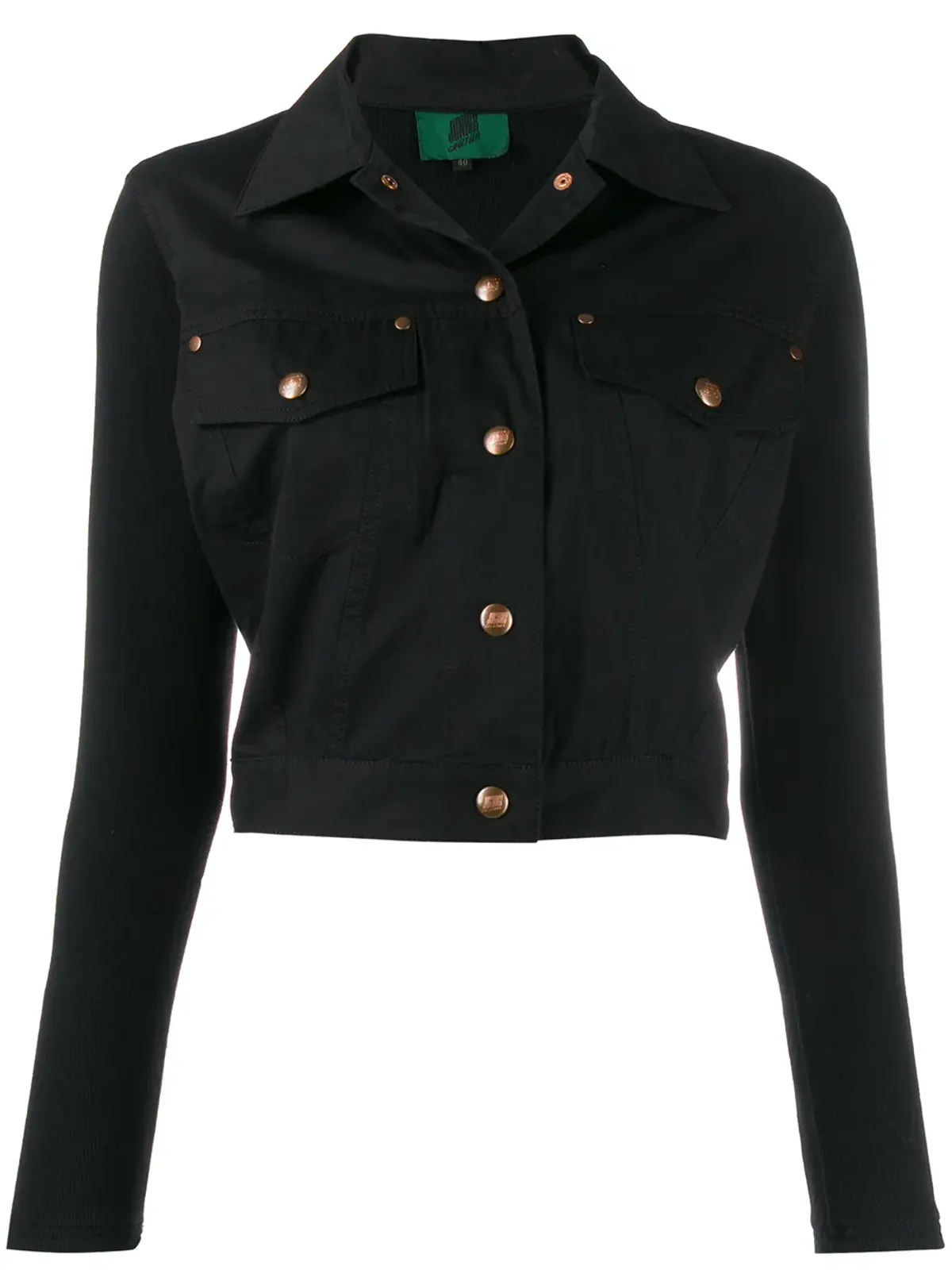 Jean Paul Gaultier Pre-Owned スナップクロップドジャケット - 画像1