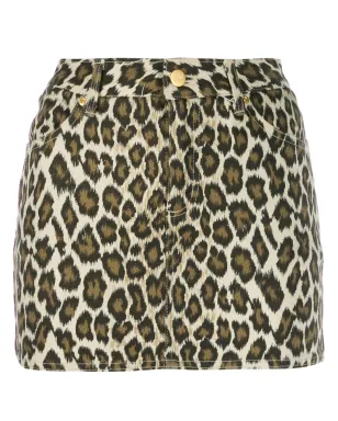 Jean Paul Gaultier Pre-Owned 1989 Cheetah Skirt - Neutrals - サムネイル1