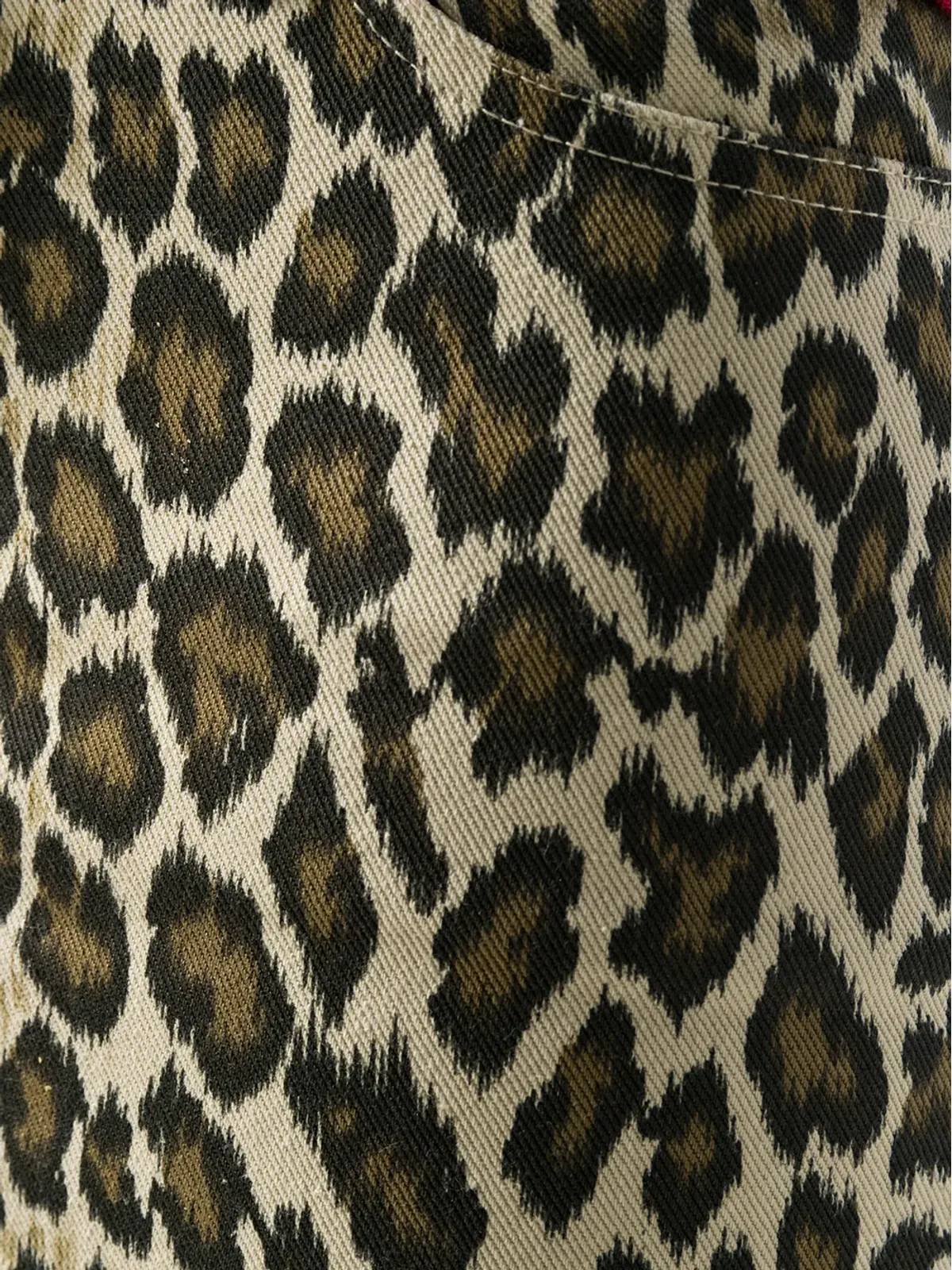 Jean Paul Gaultier Pre-Owned 1989 Cheetah Skirt - Neutrals - 画像5