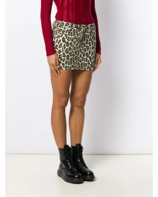 Jean Paul Gaultier Pre-Owned 1989 Cheetah Skirt - Neutrals - サムネイル3