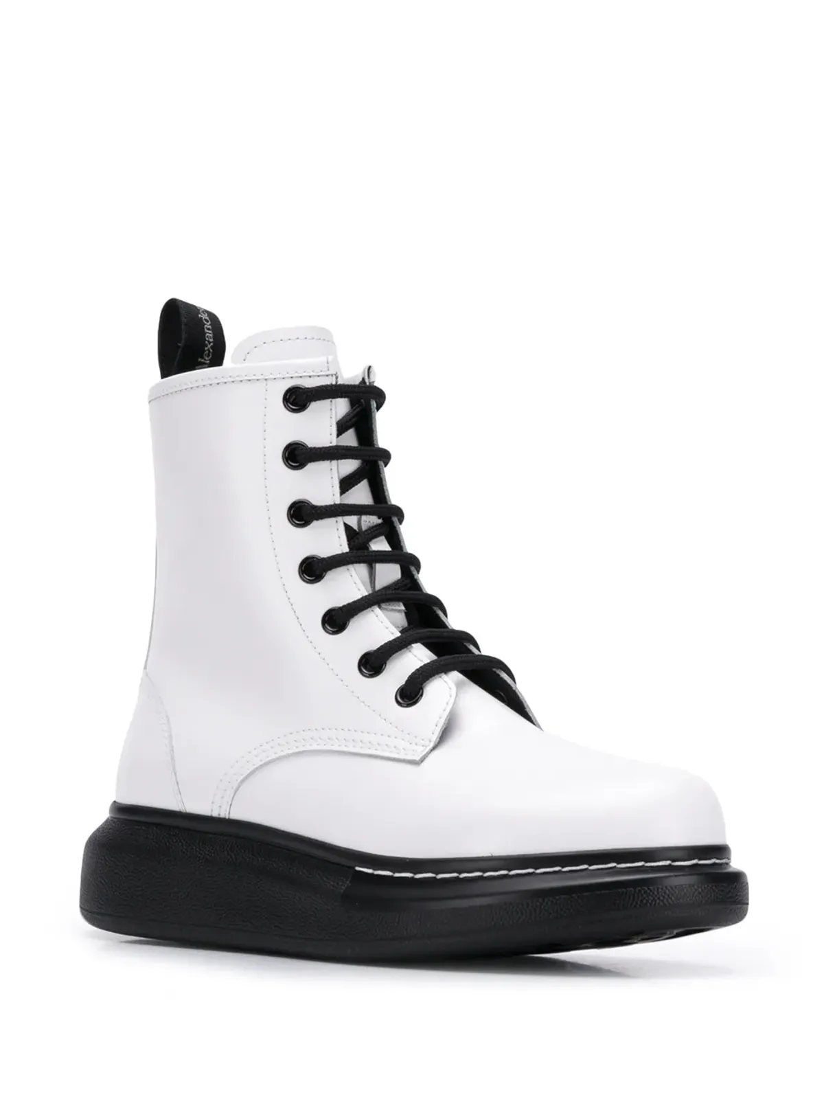 Alexander McQueen プラットフォーム アンクルブーツ - White - 画像2