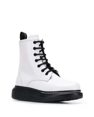 Alexander McQueen プラットフォーム アンクルブーツ - White - サムネイル2