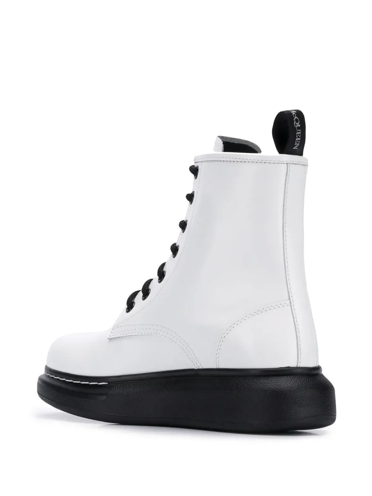 Alexander McQueen プラットフォーム アンクルブーツ - White - 画像3