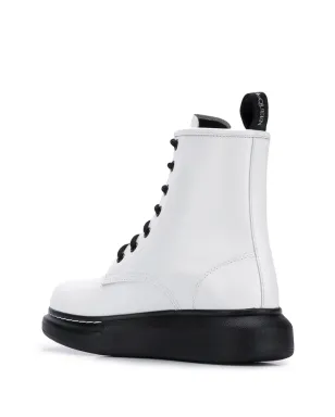 Alexander McQueen プラットフォーム アンクルブーツ - White - サムネイル3