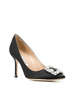 Manolo Blahnik Hangisi pumps - Black - サムネイル2