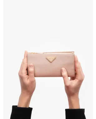 Prada ロゴプレートウォレット ピンク - サムネイル4