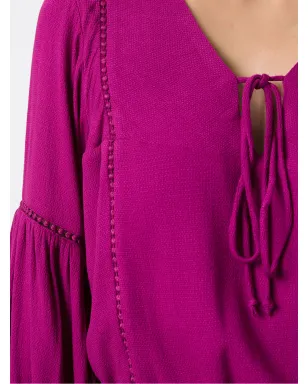 Olympiah Hagia wide sleeves dress - Pink - サムネイル4