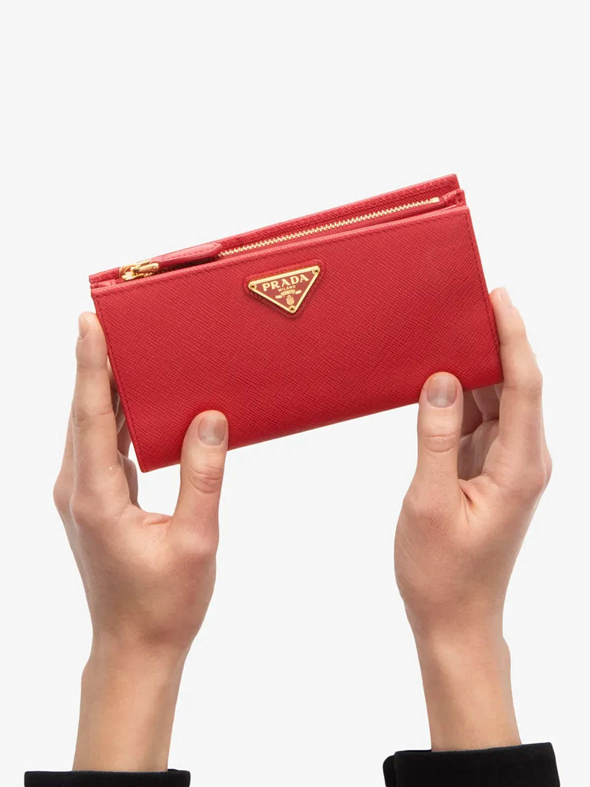 Prada サフィアーノ二つ折り財布 - 画像4