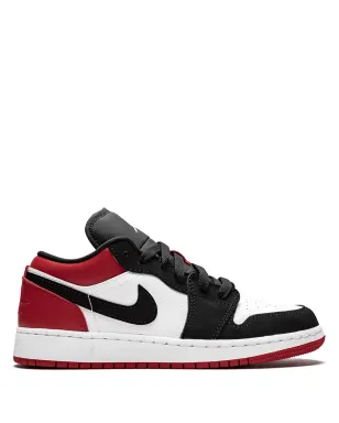 Jordan Kids エアジョーダン1ロー ブラックトゥ スニーカー - サムネイル1