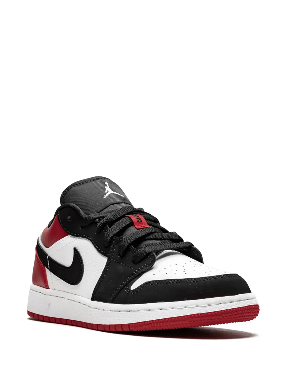 Jordan Kids エアジョーダン1ロー ブラックトゥ スニーカー - 画像2