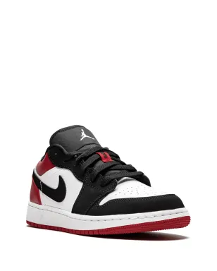 Jordan Kids エアジョーダン1ロー ブラックトゥ スニーカー - サムネイル2