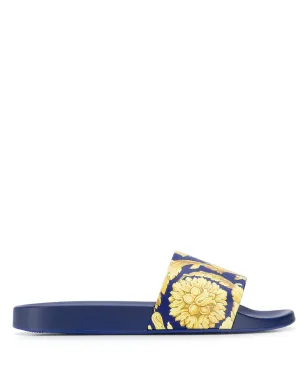 Versace バロック柄プリントスライド - サムネイル1
