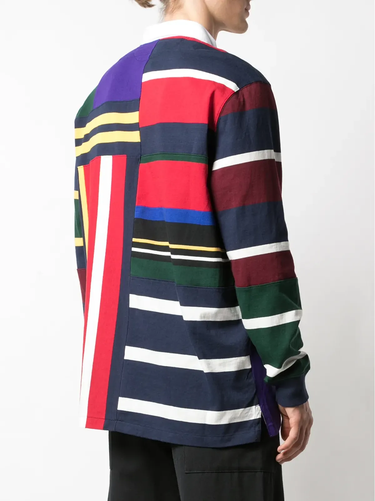 Palace x Polo Ralph Lauren パッチワーク風ラグビーシャツ - 画像4