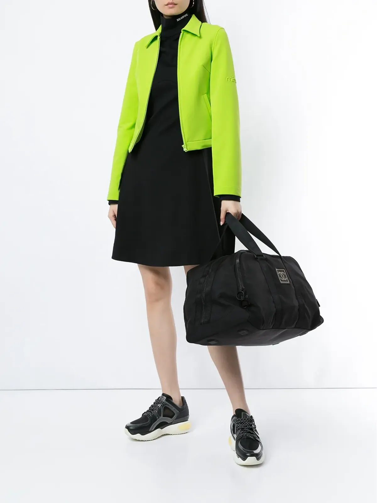 CHANEL Pre-Owned スポーツラインCCトラベルバッグ - 画像2