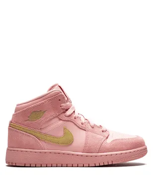 Jordan Kids Air Jordan 1 Mid SE Coral スニーカー - サムネイル1