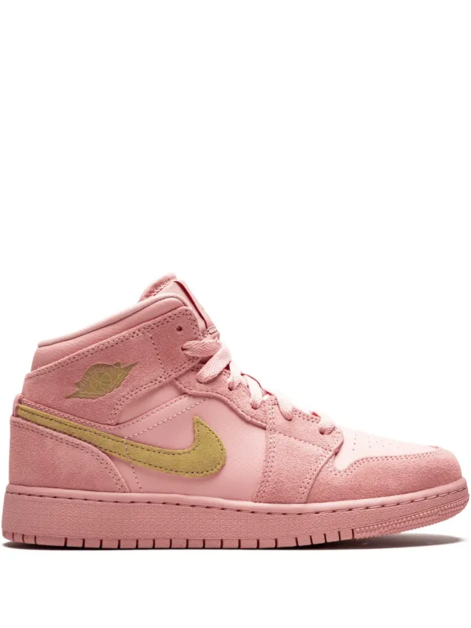 Jordan Kids Jordan Kids Air Jordan 1 Mid SE Coral スニーカーの商品画像