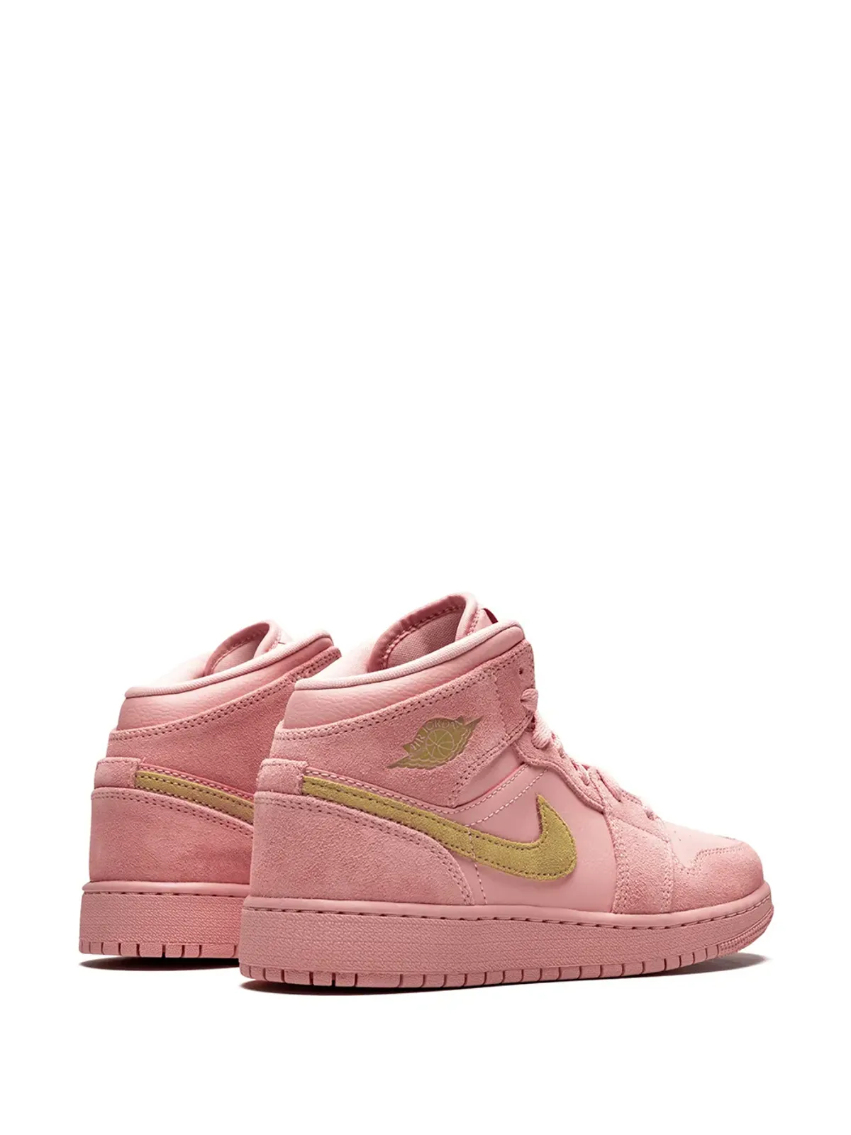 Jordan Kids Air Jordan 1 Mid SE Coral スニーカー - 画像3