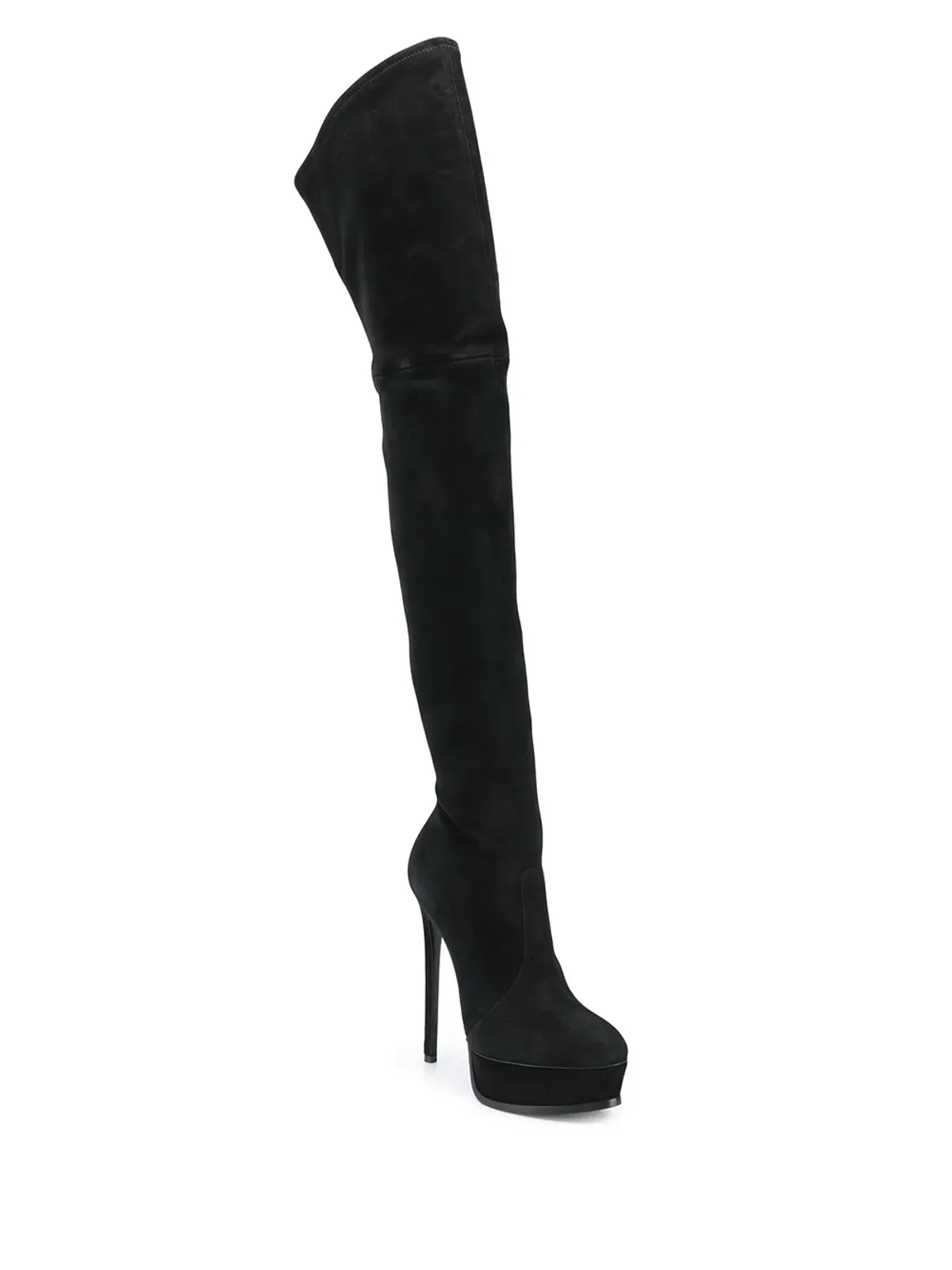 Casadei オーバーザニー・ブーツ - ブラック - 画像2