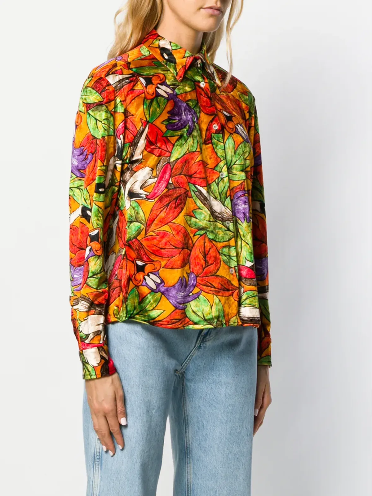JC de Castelbajac Pre-Owned cartoon printed shirt - Orange - 画像3