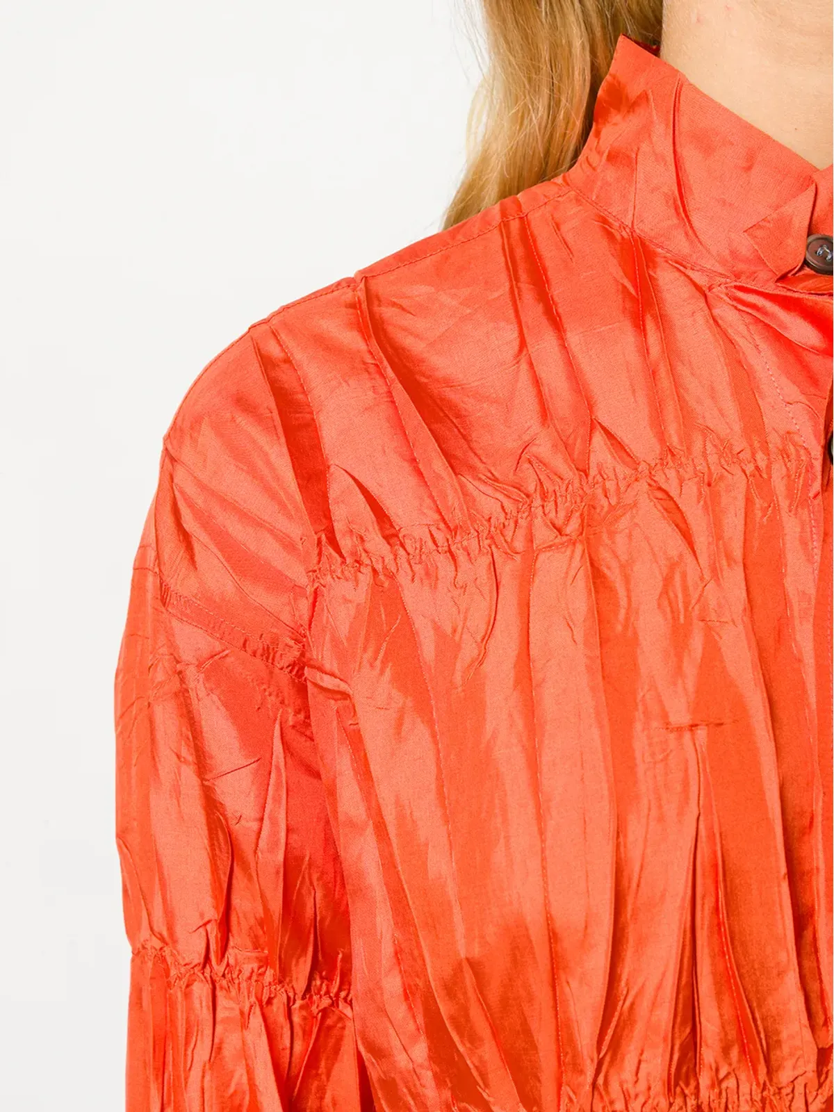 Issey Miyake Pre-Owned クラッシュ加工シャツ - 画像5