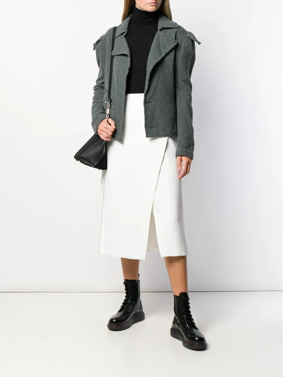 Yohji Yamamoto Pre-Owned 長めのバックラップジャケット - 画像2