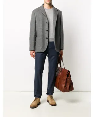 Brunello Cucinelli ボックスフィット ボタンダウンジャケット - グレー - サムネイル2