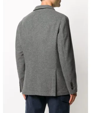 Brunello Cucinelli ボックスフィット ボタンダウンジャケット - グレー - サムネイル4