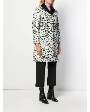 Miu Miu ポルカドットプリントコート - サムネイル3
