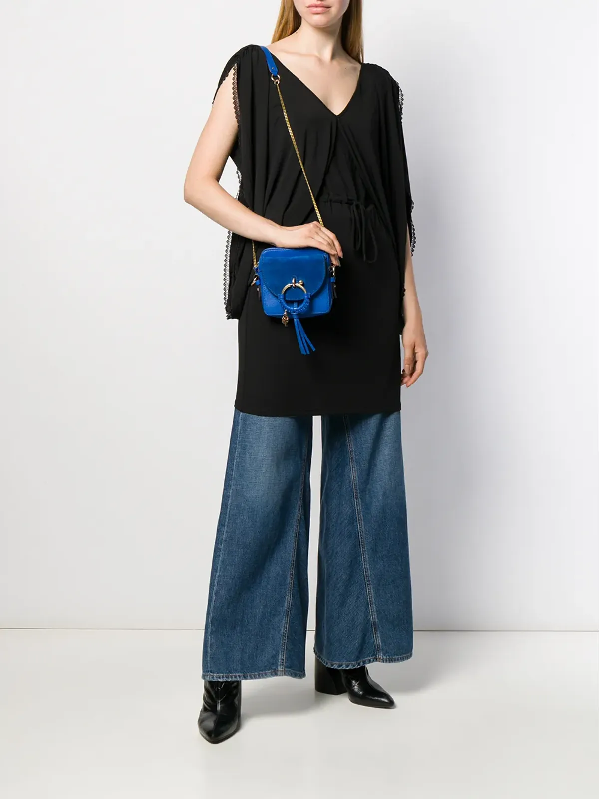 See by Chloé Vネック ジャージードレス - 画像2