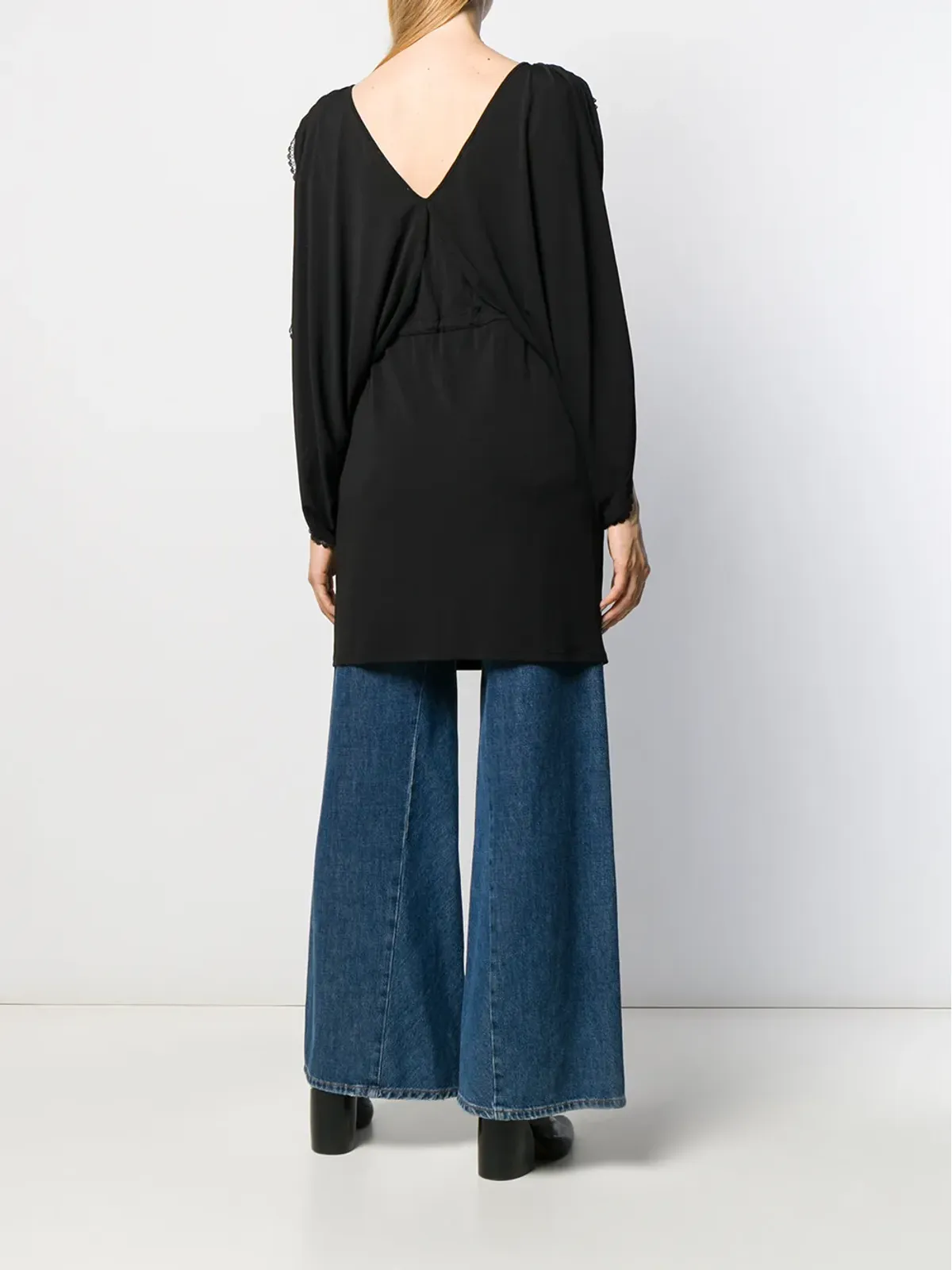 See by Chloé Vネック ジャージードレス - 画像4