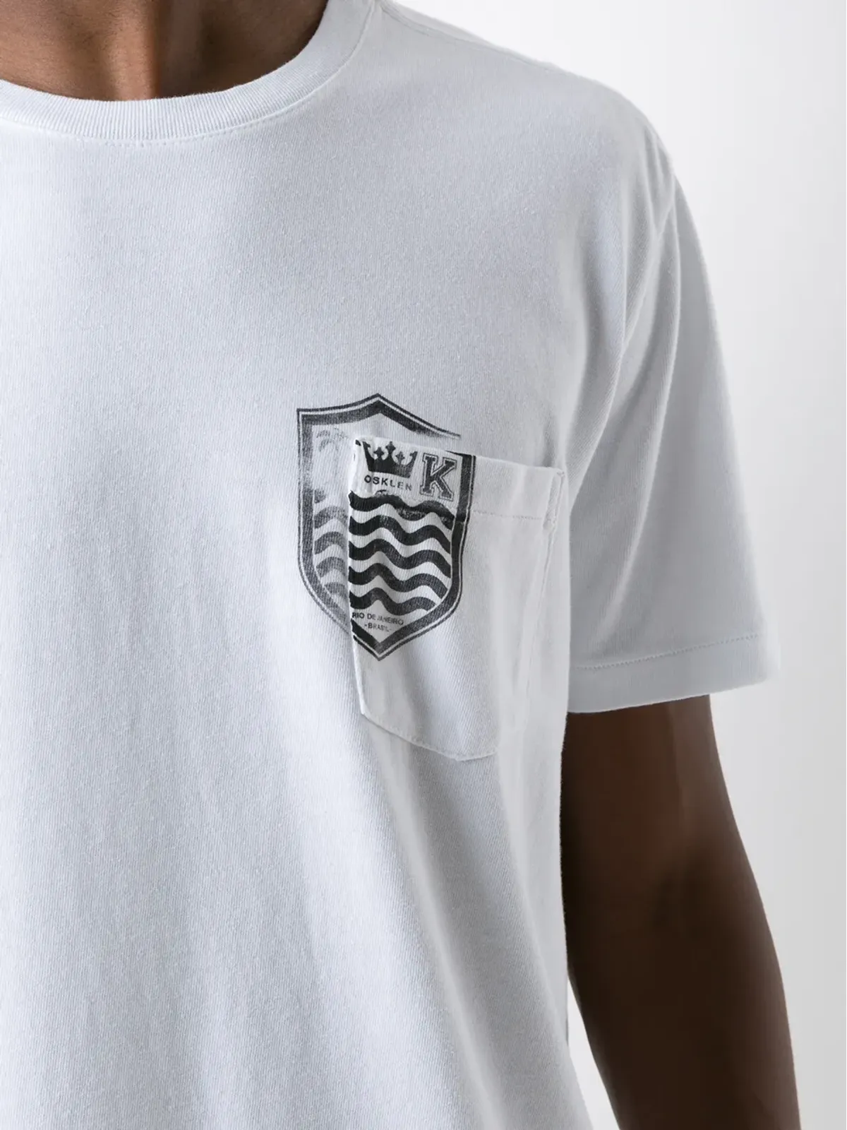 Osklen Brasão print T-shirt - 画像5