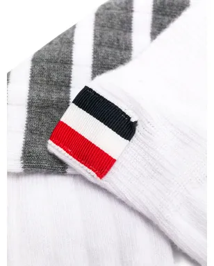 Thom Browne 4バー コットンソックス - サムネイル2