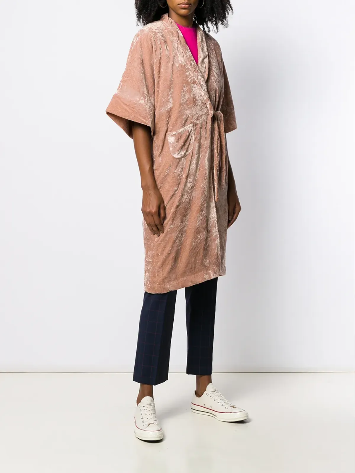 Bellerose ダメージ加工ローブコート - 画像3