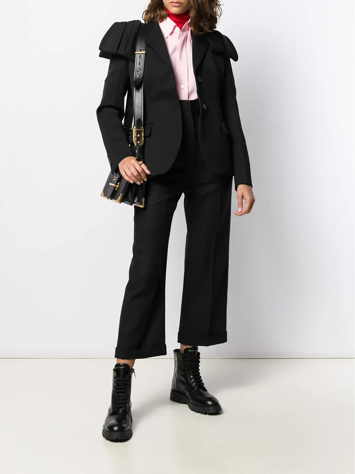 Prada フラップディテール ブレザージャケット - 画像2