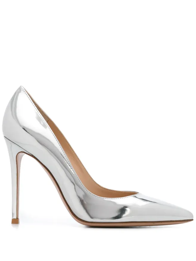 Gianvito Rossi Gianvito Rossi メタリックエフェクト パンプスの商品画像