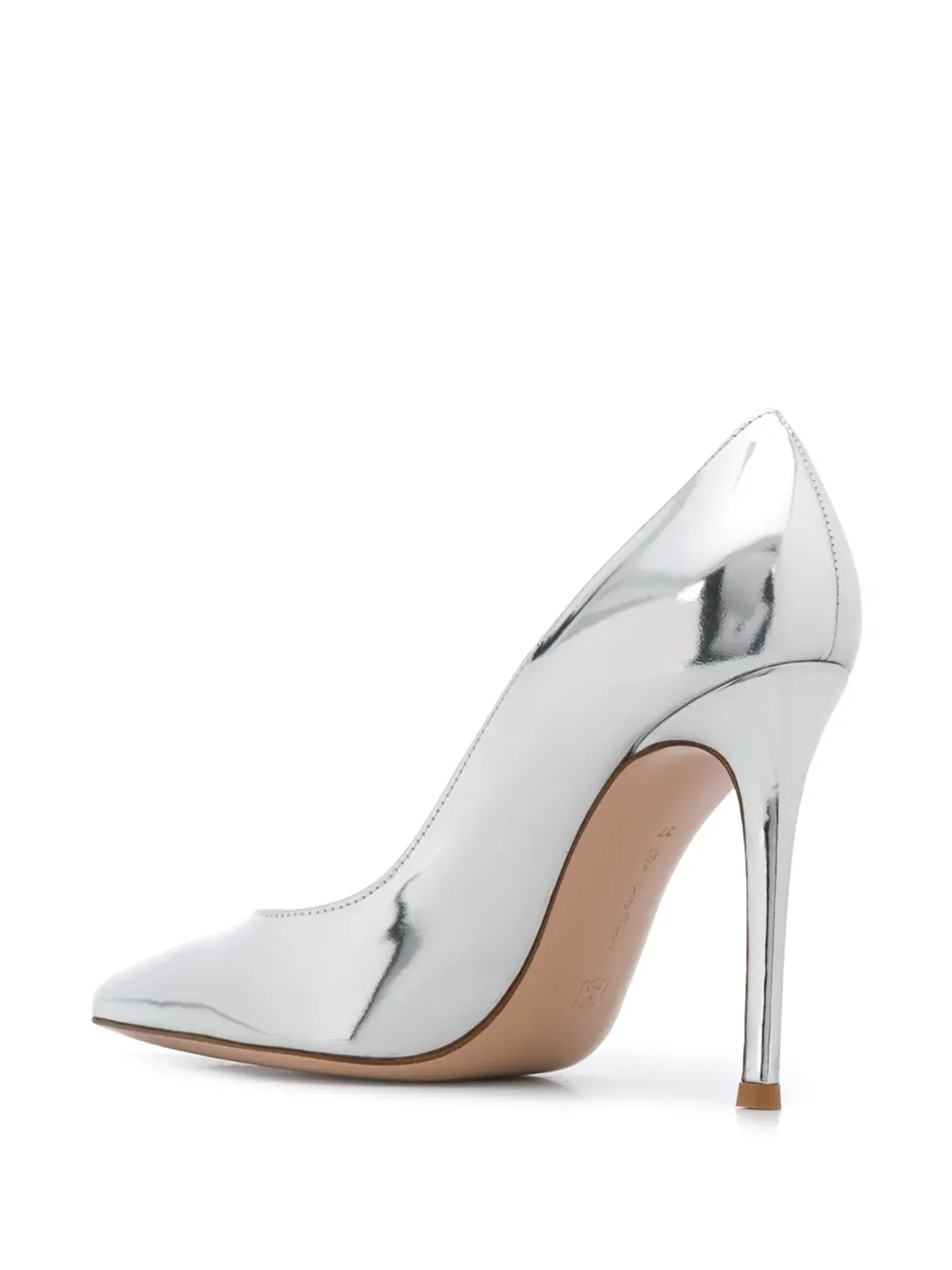 Gianvito Rossi メタリックエフェクト パンプス - 画像3