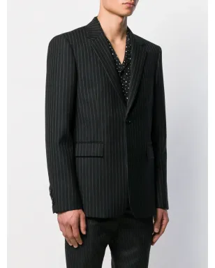 Saint Laurent ピンストライプ柄 ボタン留め ブレザー - サムネイル3