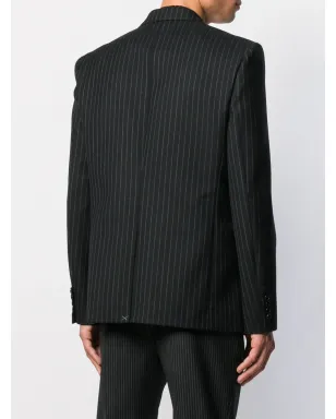 Saint Laurent ピンストライプ柄 ボタン留め ブレザー - サムネイル4