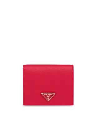 Prada 小型の二つ折り財布 - レッド - サムネイル1
